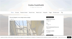 Desktop Screenshot of giuliaguidobaldi.com