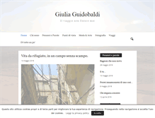 Tablet Screenshot of giuliaguidobaldi.com